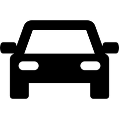 a car vector in black